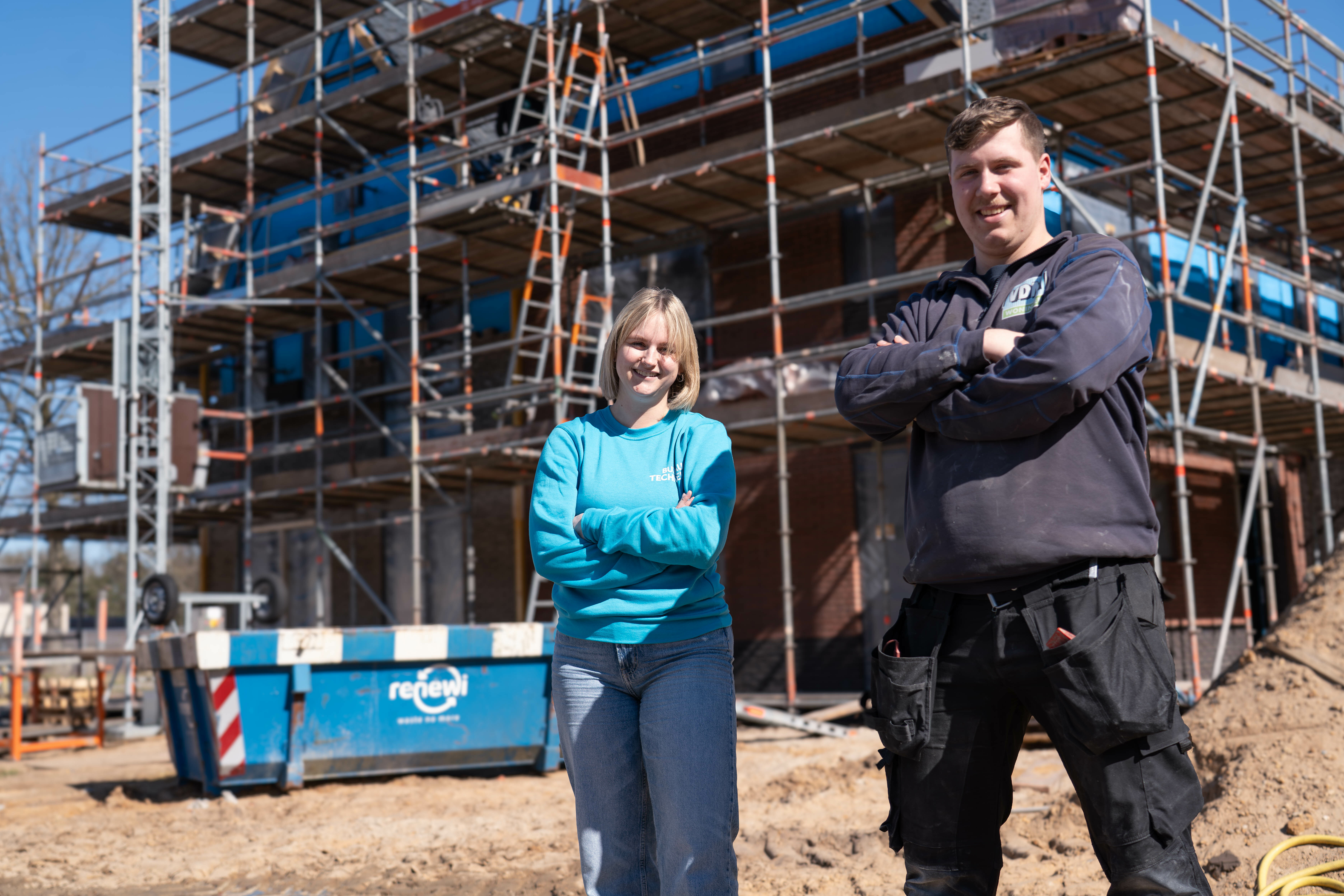 Jesse en Manon voor huis