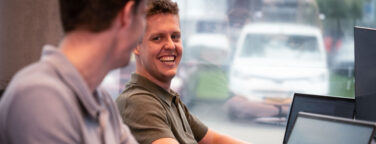 Interne collega's Diederik en Jelle