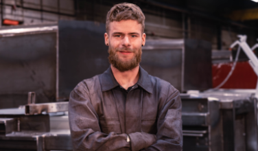 Jeremy in het midden